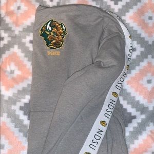 PINK NDSU Full-Zip Hoodie